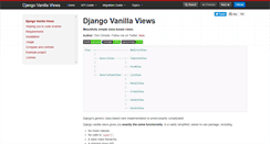 Desktop Screenshot of django-vanilla-views.org